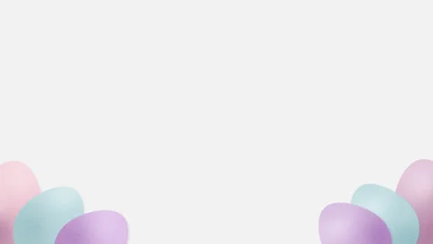 Nude Pastel Seamless Loop Easter Egg Stock Footage 329235640