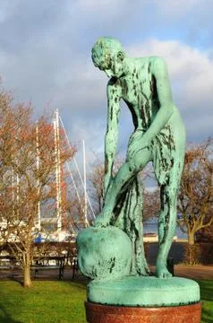 Nude statue Foto stock