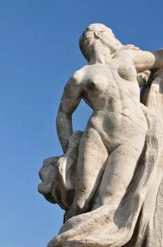 Nude statue Stock Photos