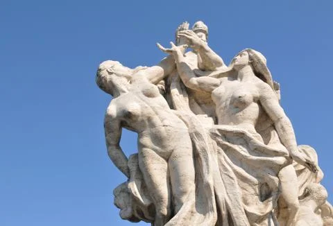 Nude statue Stock Photos