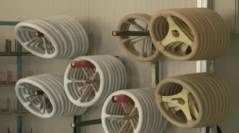 Nude steering wheels Stock Footage 22413833