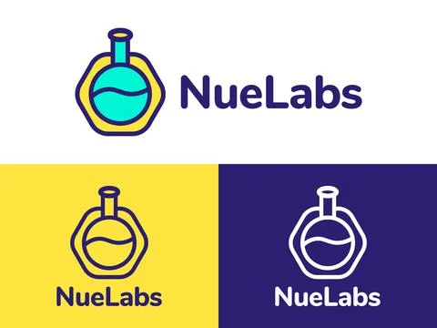 Nue Labs Logo Stock Illustration