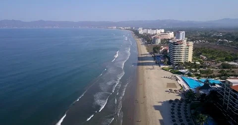 Nuevo Vallarta Beach Stock Footage 74715869