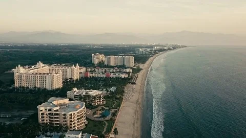 Nuevo Vallarta Beach Stock Footage 84683867