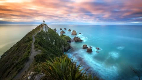 Nugget Point Stock Footage 132462193