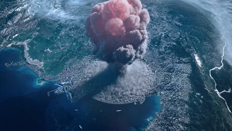 Nuke h264 Video stock 104290730