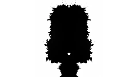 Nuke Mushroom or Tree Inkblots Rorschach Perceptions Psychological test Anim Stock Footage 280787834