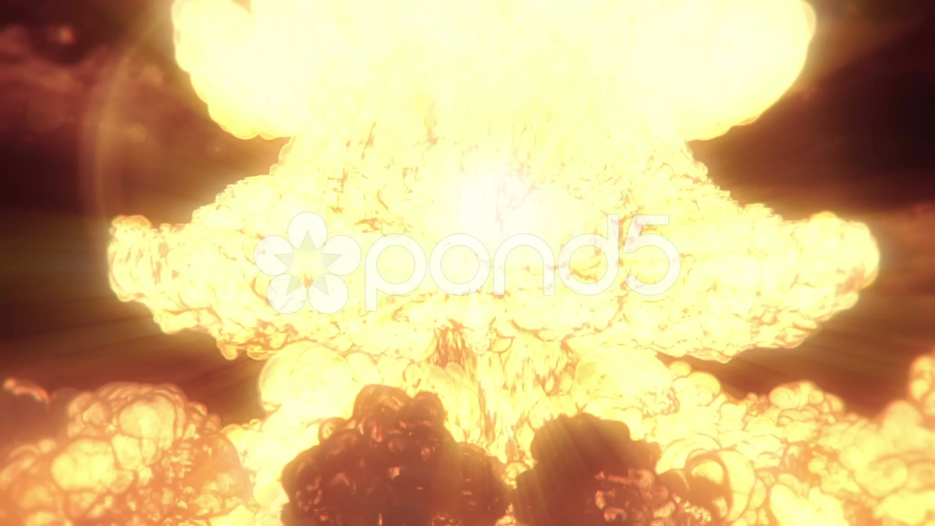 An Anime Artwork Of A Large Explosion Background Picture Of A Bomb  Exploding Background Image And Wallpaper for Free Download