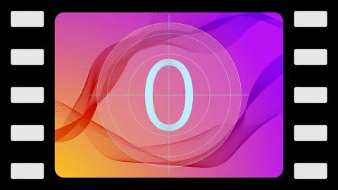 Null frame Stock-Illustration