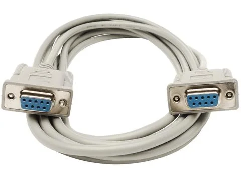 Null Modem Cable Stock Photos
