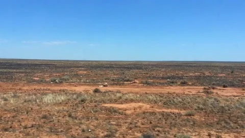 Nullarbor Plain desert (Australia ) Stock Footage 138141086