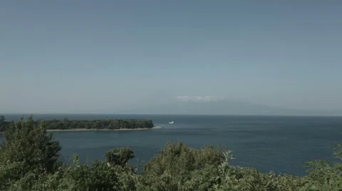 Numadu sea wide angle, non color graded Full HD (1920x1080) Video stock 42695846