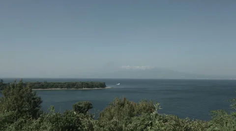 Numadu sea wide angle, non color graded 4k (3840x2160) Stock Footage 42696123