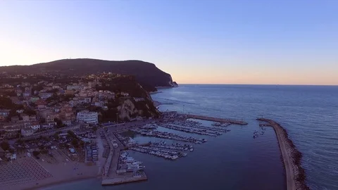Numana from above Stock Footage 113829722