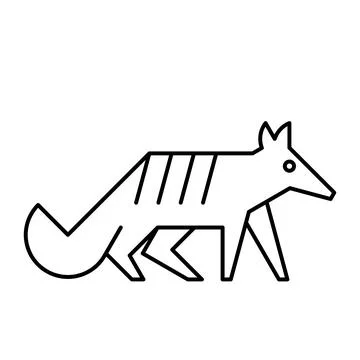 Numbat Logo Stock Illustration