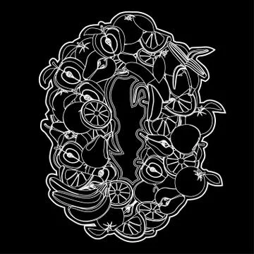 Number 0 Illustrazione stock