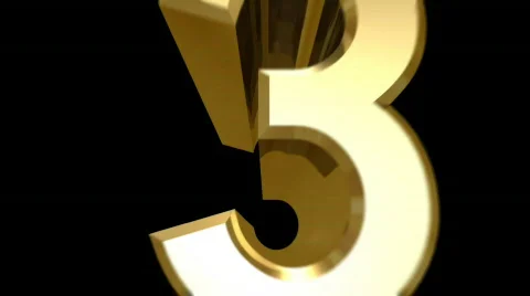 Number 03 E HD Stock Footage