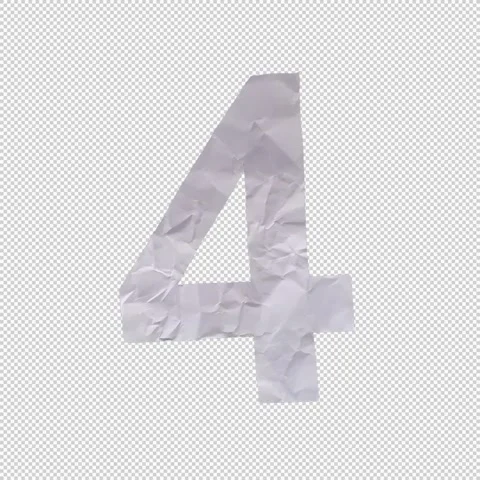 Number 04 Stock Footage 293924961