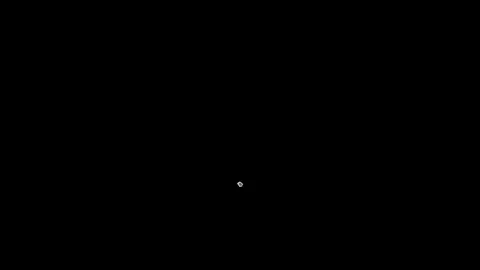 The Number 1 Of Ice Isolated On Black With Alpha Matte. Stock Footage 74586085