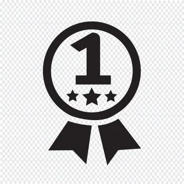 Number 1 icon Stock Illustration