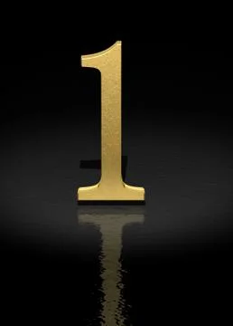 Number 1 Stock Illustration