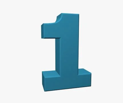 Number 1 Stock Illustration