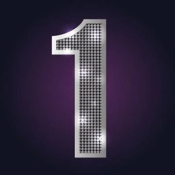 Number 1 Stock Illustration