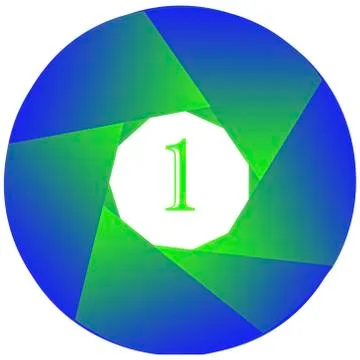 Number 1 Stock Illustration
