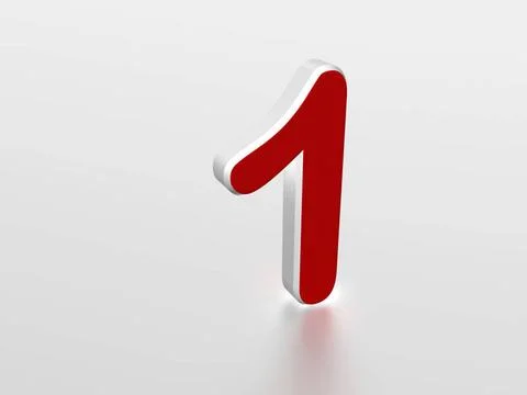 Number 1 The number 1 - computer generated image Copyright: xZoonar.com/Mi... Stock Photos