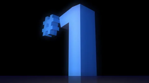 Number 1, one 動画素材 30336325