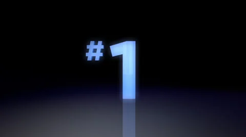 Number 1, one 動画素材 30336809