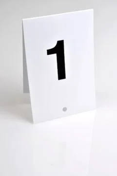 Number 1 Stock Photos