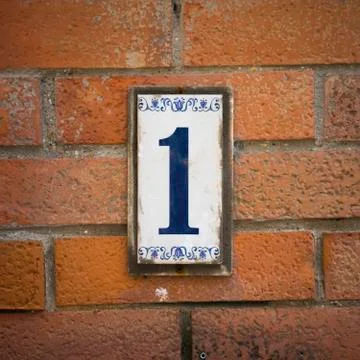 Number 1 Stock Photos