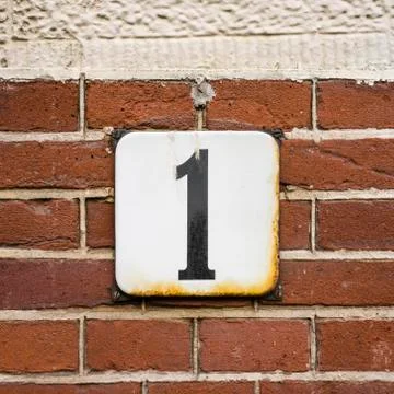 Number 1 Stock Photos