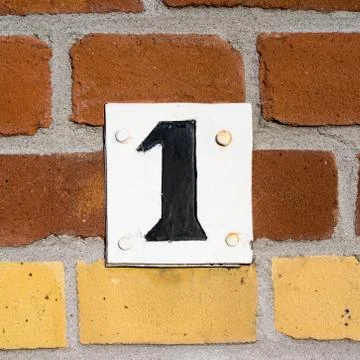 Number 1 Stock Photos