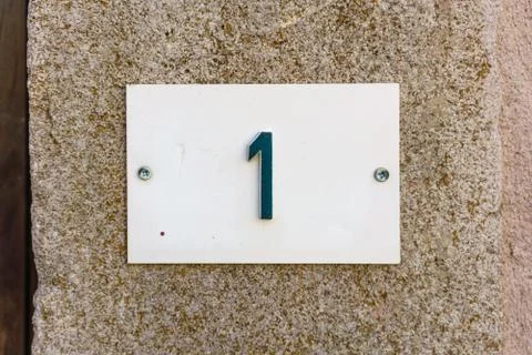 Number 1 Stock-Fotos