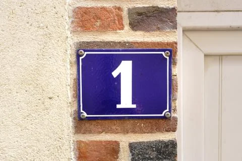 Number 1 Stock Photos