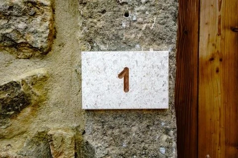 Number 1 Stock Photos