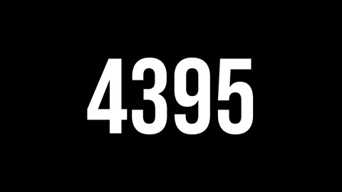 Number 10 Video stock 336303281
