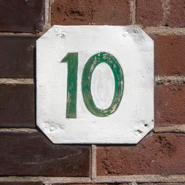 Number 10 Stock Photos