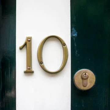 Number 10 Stock Photos