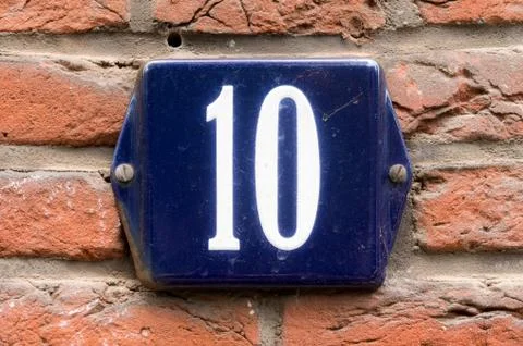 Number 10 Stock Photos