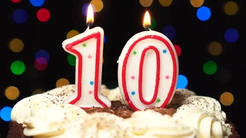 Number 10 Anniversary Corporate Cake No.COR029 - Creative Cakes