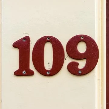 Number 109 Stock Photos