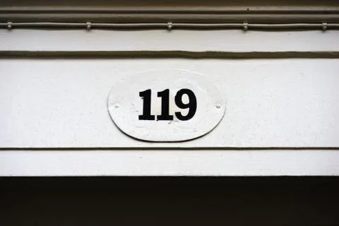 Number 119 Stock Photos