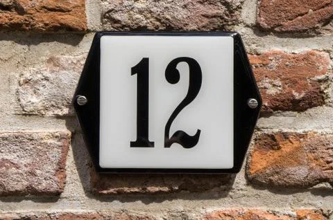 Number 12 Stock Photos