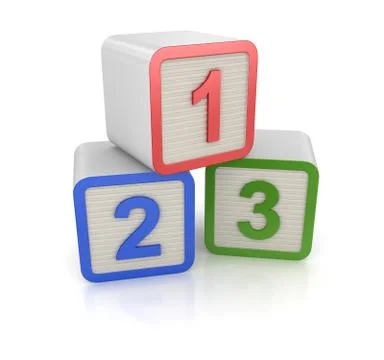 Number 123 스톡 일러스트