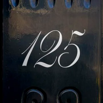 Number 125 Stock Photos