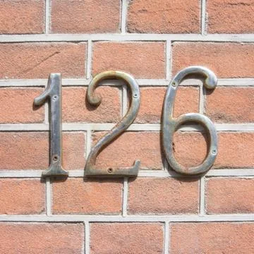 Number 126 Stock-Fotos