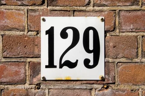 Number 129 Stock Photos